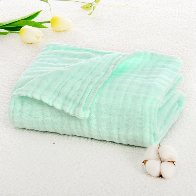Whole Plain Pleated SixLayer Washed Gauze Children's Duvet Soft Baby's Bath Towel Baby Child Cover Quilt Towel Blanket Whole Plain Pleated SixLayer Washed Gauze Children's Duvet Soft Baby's Bath Towel Baby Child Cover Quilt Towel Blanket