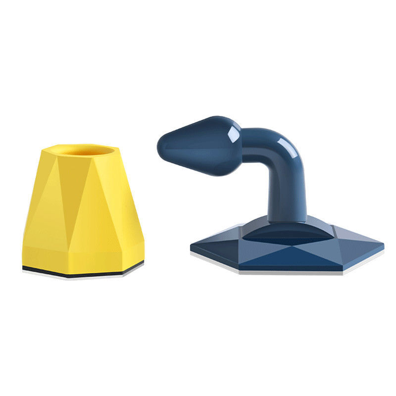 New Punch-Free Door Suction Type Silicone Door Stopper Domestic Toilet Door Absorber Anti-Collision Door Rear Floor Knob Wholesale