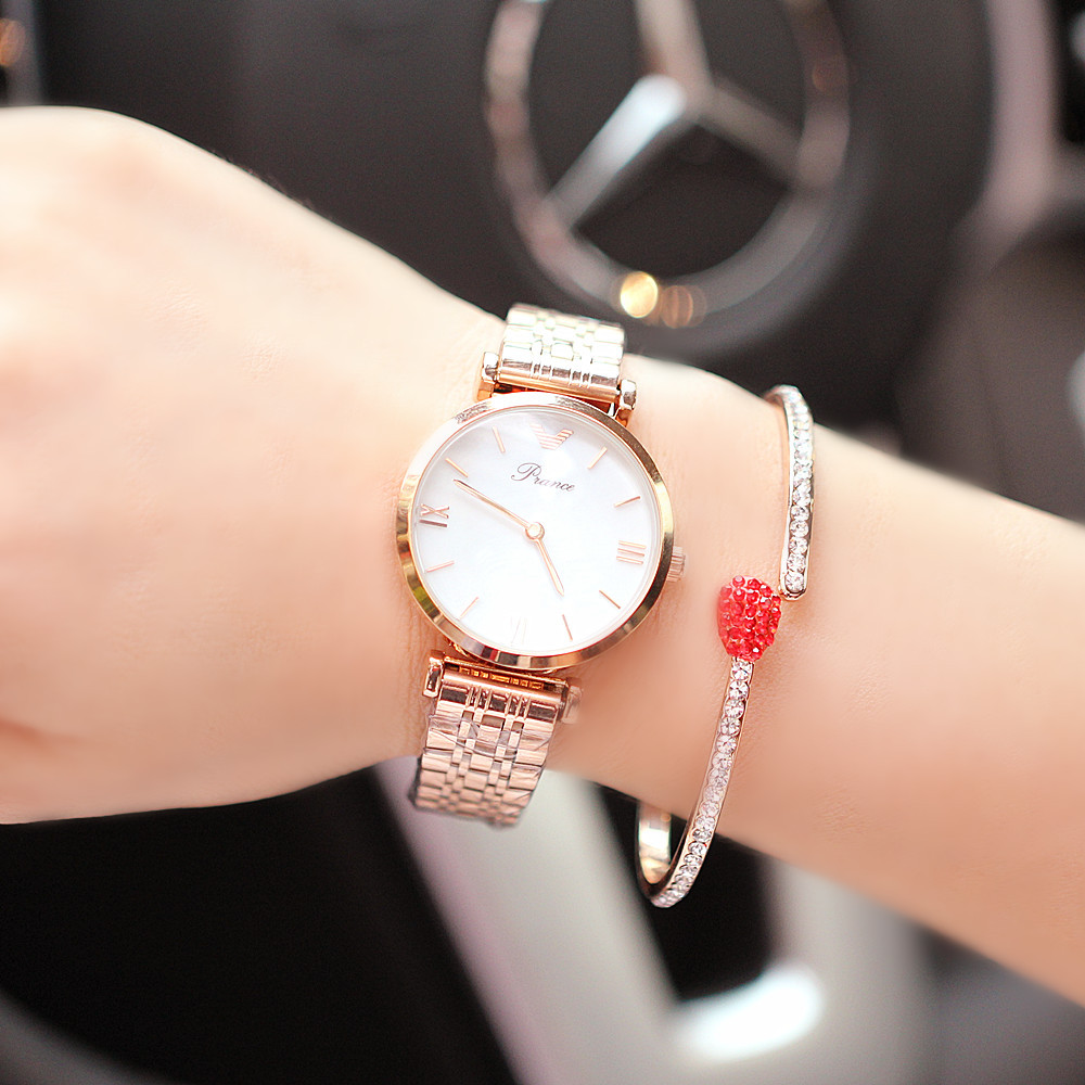Factory Direct Sales Fashion Retro New Genuine Watch Women's Roman Steel Belt Imported Movement Waterproof Bracelet Watch Factory Direct Sales Fashion Retro New Genuine Watch Women's Roman Steel Belt Imported Movement Waterproof Bracelet Watch