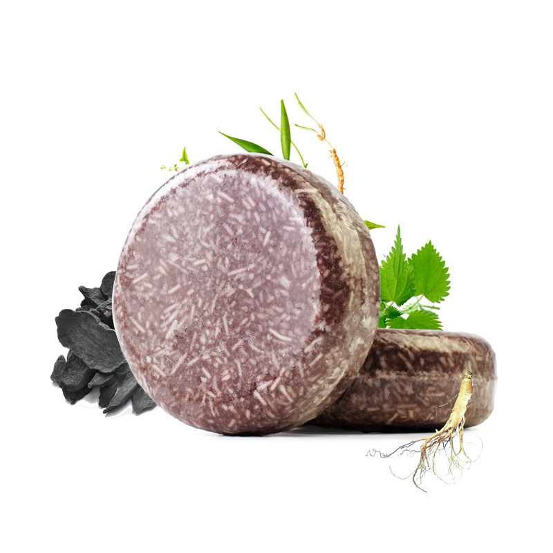 Foreign Trade Cross-Border Neutral Packaging Shampoo Soap Polygonum Multiflorum Ginseng Ginger Peppermint Soap Nourishing Soap Essential Oil Soap Soap