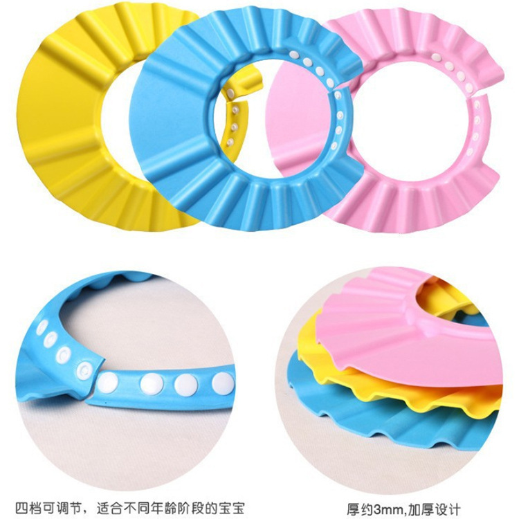 Baby Head Washing Fantastic Product Ear Protection Shampoo Cap Adjustable Baby Children Little Child Toddler Waterproof Bath Shampoo Cap Shower Cap