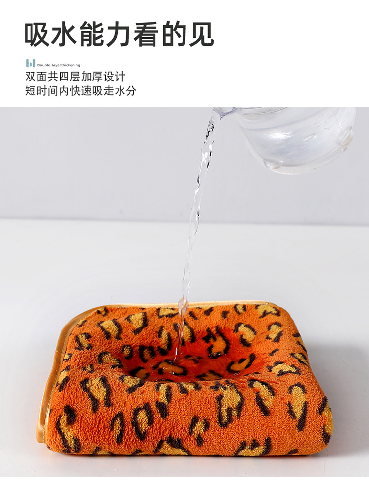 Wholesale Winter Ins New Leopard Print Hair-Drying Cap Absorbent Shampoo Towel Hair Drying Towel Girl Coral Fleece Shower Cap Wholesale Winter Ins New Leopard Print Hair-Drying Cap Absorbent Shampoo Towel Hair Drying Towel Girl Coral Fleece Shower Cap