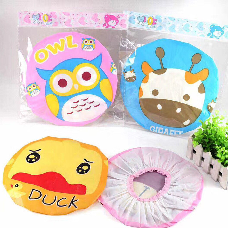 Creative cartoon waterproof small cap waterproof children 's shampoo cap earprotectors baby small cap bathing the head cover Creative cartoon waterproof small cap waterproof children 's shampoo cap earprotectors baby small cap bathing the head cover
