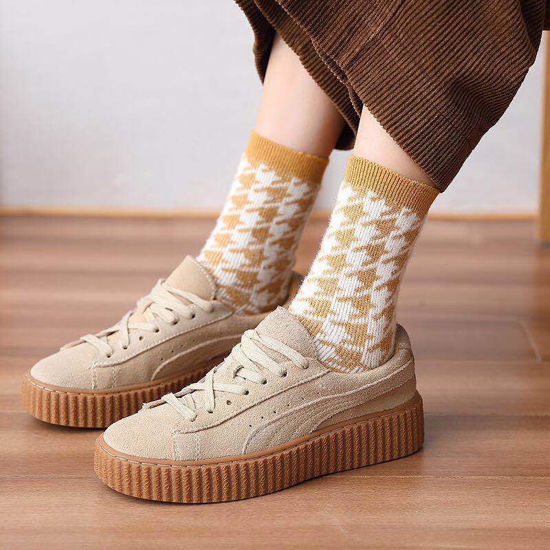 Wool Socks Women's Custom Wool Socks Foreign Trade Men's and Women's Cross-Border Imported Raw Materials Manufacturer Cotton Fashion Brand Wool Socks Women's Custom Wool Socks Foreign Trade Men's and Women's Cross-Border Imported Raw Materials Manufacturer Cotton Fashion Brand