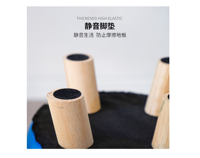 Children's Stool Baby Sofa Stool Cute Animal Stool round Stool Wooden Low Stool Household Small Stool Cartoon Small Bench