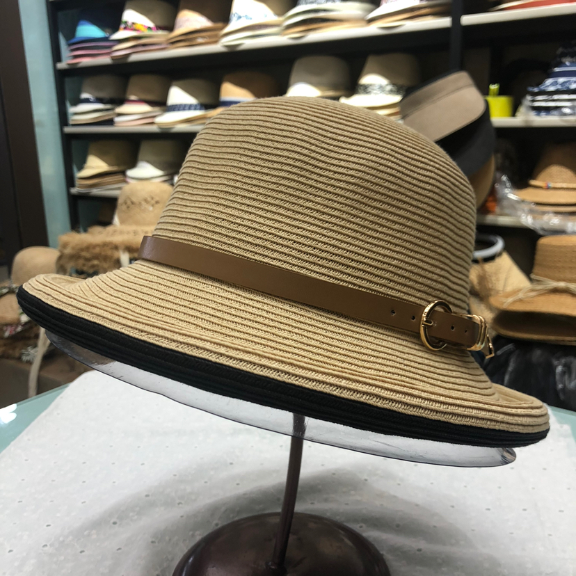 Japanese Imported Thin Braid Two-Color Flanging Sun Hat Women's Retro Foldable Basin Hat Sun Hat Casual Hat Face Small Japanese Imported Thin Braid Two-Color Flanging Sun Hat Women's Retro Foldable Basin Hat Sun Hat Casual Hat Face Small