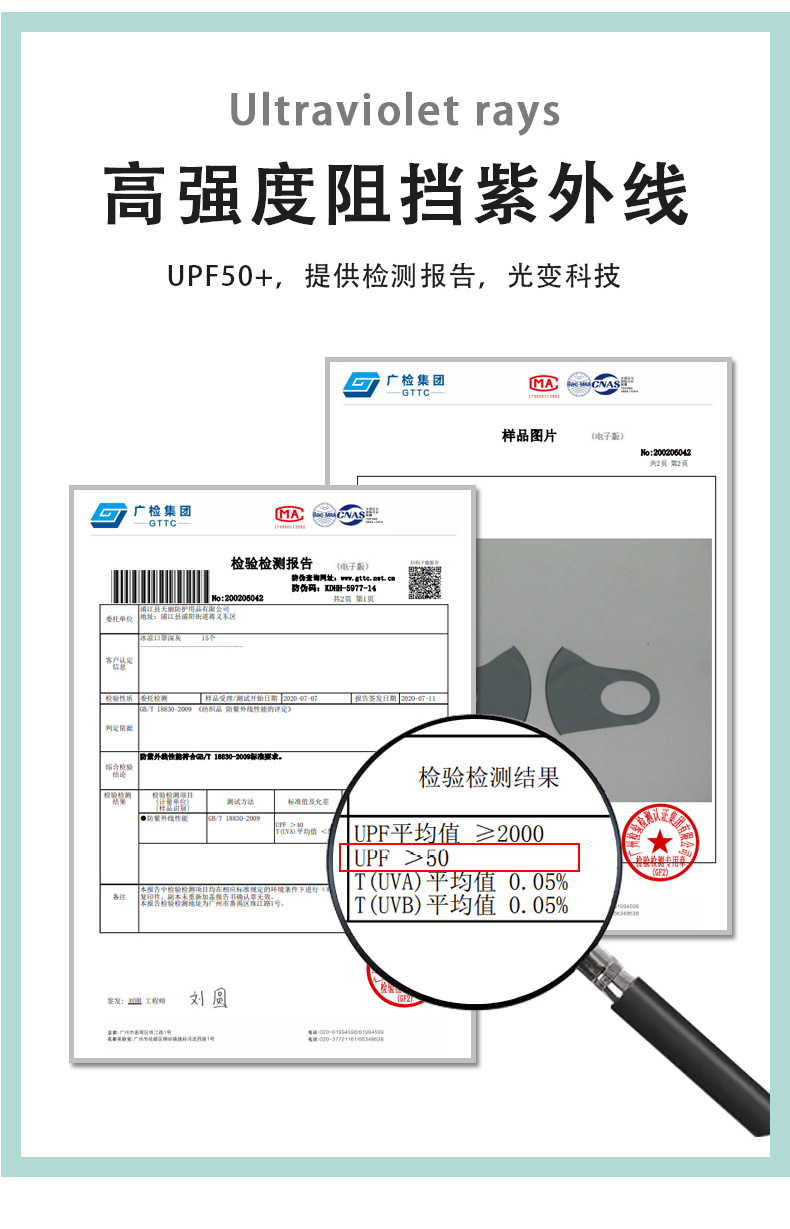 Japanese Patay Hyaluronic Acid Light-Changing Sunscreen Mask New Three-Dimensional Internet Celebrity Wholesale Washable Ice Silk Mask