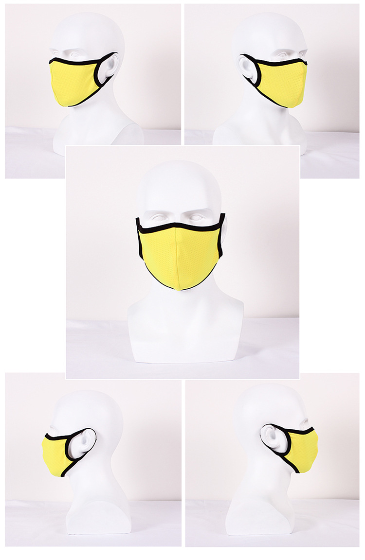 Cross-Border Ice Silk Quick-Drying/Double-Layer Breathable Dustproof Anti-Gray Mask Men and Women Four Seasons Outdoor Windproof Cycling