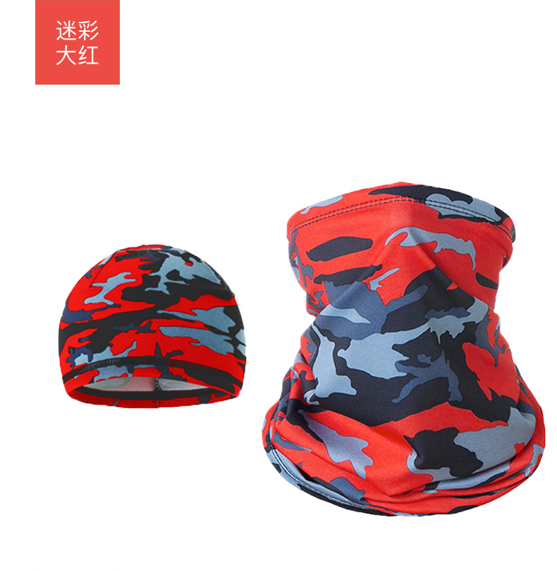 Outdoor Milk Silk Headscarf Head Cover Multi-Functional Scarf Breathable Cycling Scarf Mask Sunscreen Bandana Cycling Headscarf