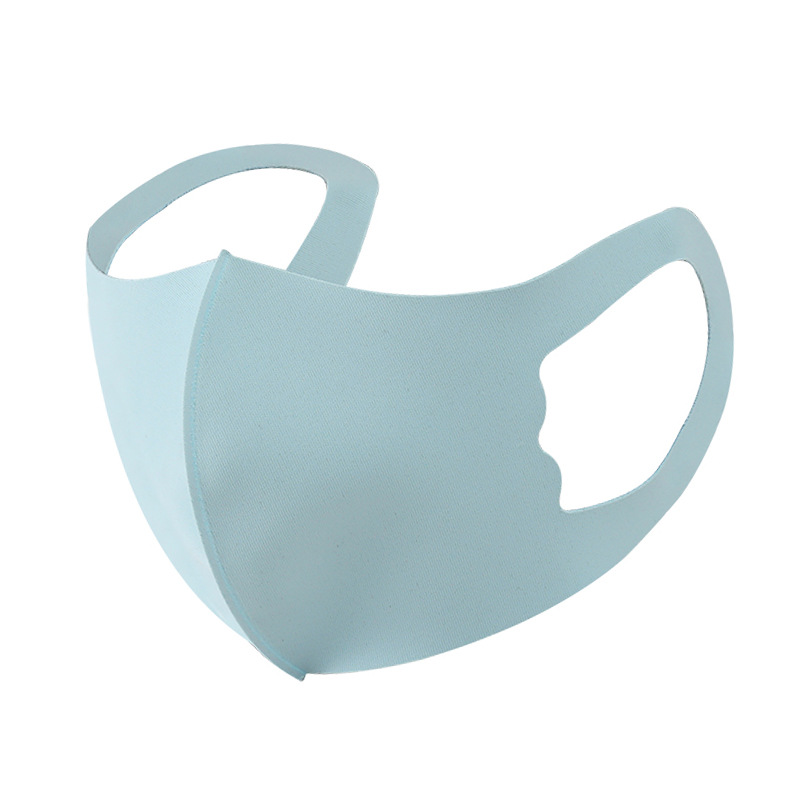 2020 New Star Children&#039;s Cool Feeling Ice Silk Healthy Cloth Mask Thin Type Sunscreen Ear-Mounted Washable Mask Direct Sales