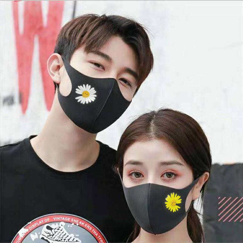 Celebrity Same Style Mask Cotton Mask Polyurethane Cotton Mask Waterproof and Sun Protection Dustproof Ice Silk Adult and Children Cotton Mask