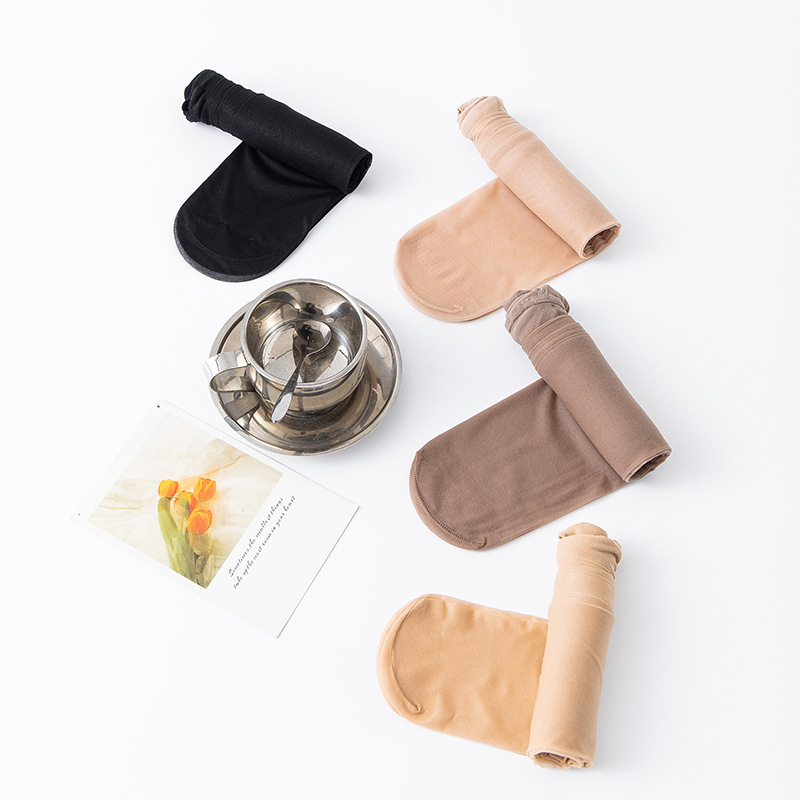 Women&#039;s Silk Stockings Mask Socks Summer Thin Bare Skin Superb Fleshcolor Pantynose Velvet Arbitrary Cut Romper Crotch Concealer Silk Stockings