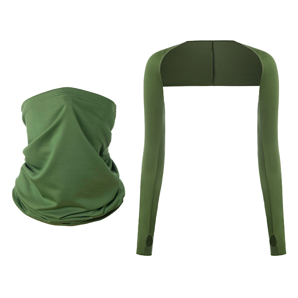 Outdoor Sun Protection Scarf Summer Ice Silk Dustproof Mask Riding Pullover Neck Protection Scarf Scarf Thin Magic Face Towel