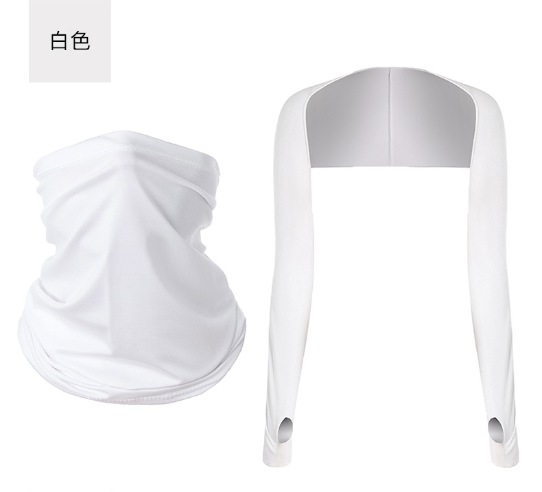 Outdoor Sun Protection Scarf Summer Ice Silk Dustproof Mask Riding Pullover Neck Protection Scarf Scarf Thin Magic Face Towel
