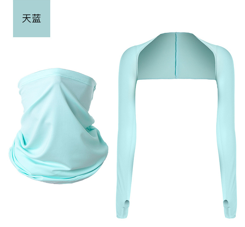 Outdoor Sun Protection Scarf Summer Ice Silk Dustproof Mask Riding Pullover Neck Protection Scarf Scarf Thin Magic Face Towel