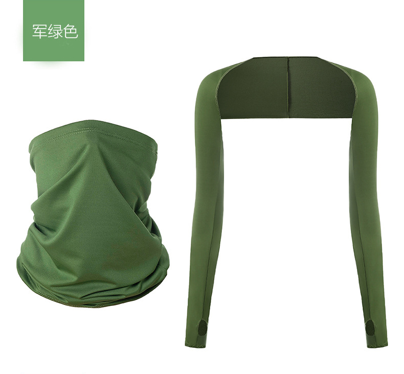 Outdoor Sun Protection Scarf Summer Ice Silk Dustproof Mask Riding Pullover Neck Protection Scarf Scarf Thin Magic Face Towel