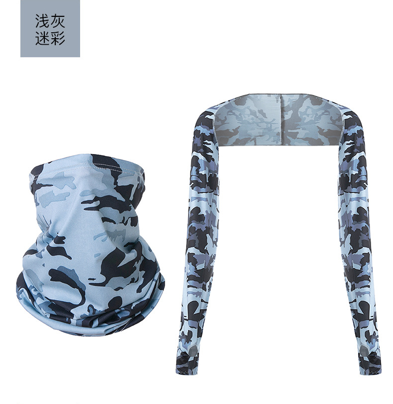 Outdoor Sun Protection Scarf Summer Ice Silk Dustproof Mask Riding Pullover Neck Protection Scarf Scarf Thin Magic Face Towel