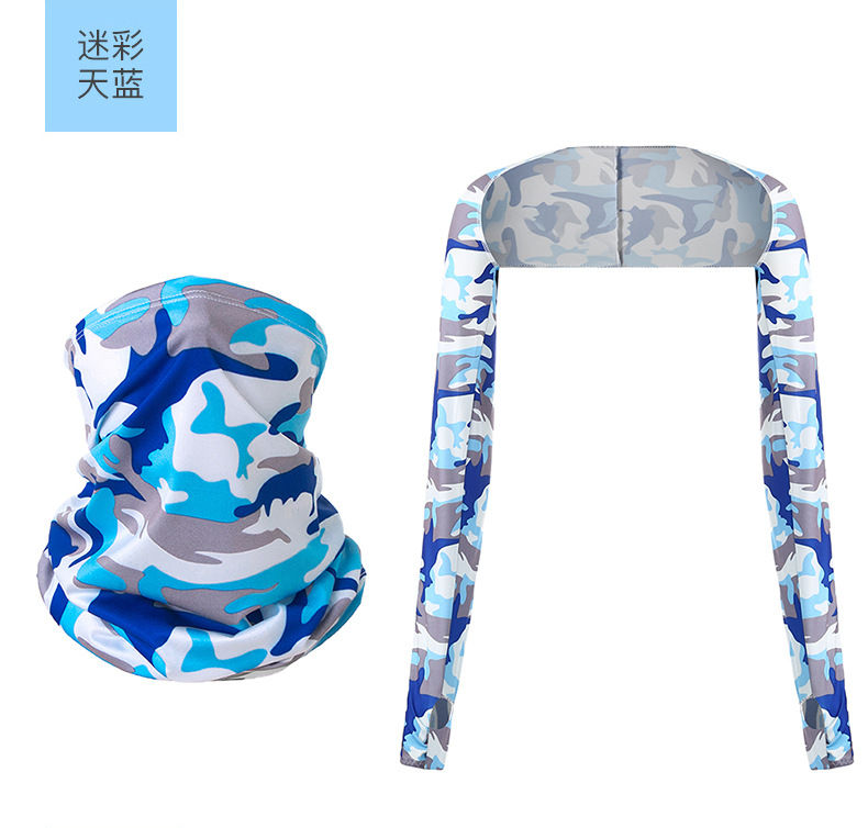 Outdoor Sun Protection Scarf Summer Ice Silk Dustproof Mask Riding Pullover Neck Protection Scarf Scarf Thin Magic Face Towel