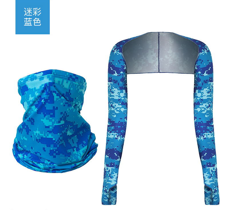 Outdoor Sun Protection Scarf Summer Ice Silk Dustproof Mask Riding Pullover Neck Protection Scarf Scarf Thin Magic Face Towel