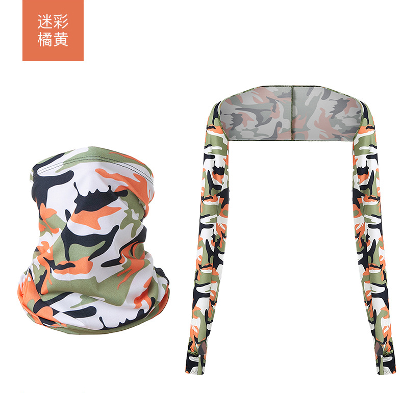 Outdoor Sun Protection Scarf Summer Ice Silk Dustproof Mask Riding Pullover Neck Protection Scarf Scarf Thin Magic Face Towel