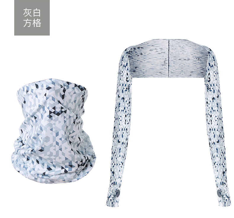 Outdoor Sun Protection Scarf Summer Ice Silk Dustproof Mask Riding Pullover Neck Protection Scarf Scarf Thin Magic Face Towel