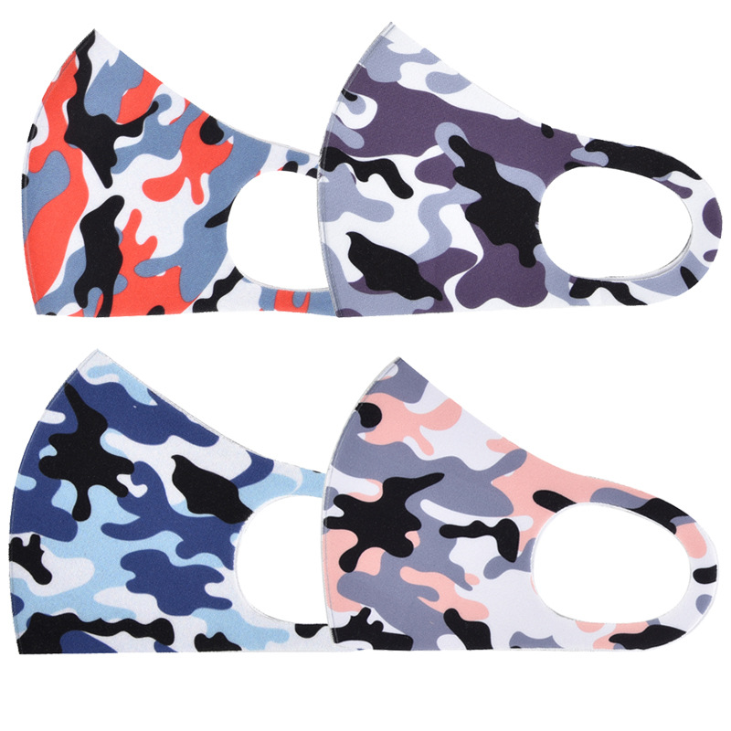 Adult Star Sun Protection for Men and Women Ice Silk Knitted Cotton Mask 3D Children's Printed Cartoon Camouflage Custom Breathable Adult Star Sun Protection for Men and Women Ice Silk Knitted Cotton Mask 3D Children's Printed Cartoon Camouflage Custom Breathable