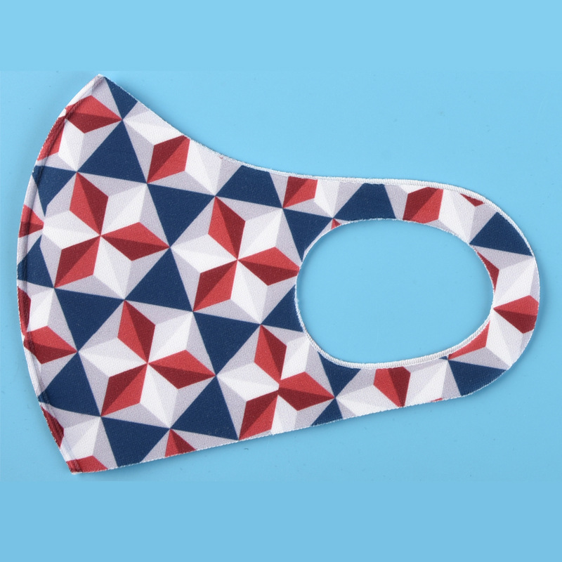 Adult Star Sun Protection for Men and Women Ice Silk Knitted Cotton Mask 3D Children's Printed Cartoon Camouflage Custom Breathable Adult Star Sun Protection for Men and Women Ice Silk Knitted Cotton Mask 3D Children's Printed Cartoon Camouflage Custom Breathable