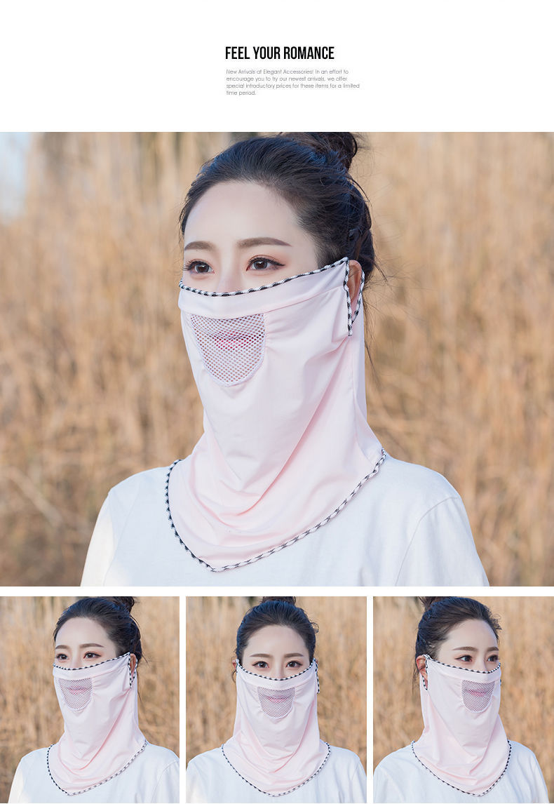 Sunscreen Mask Female Summer Dustproof and Breathable Neck Protection Summer Mask Ice Silk Cycling Driving Thin Sunscreen Mask Wholesale Sunscreen Mask Female Summer Dustproof and Breathable Neck Protection Summer Mask Ice Silk Cycling Driving Thin Sunscreen Mask Wholesale