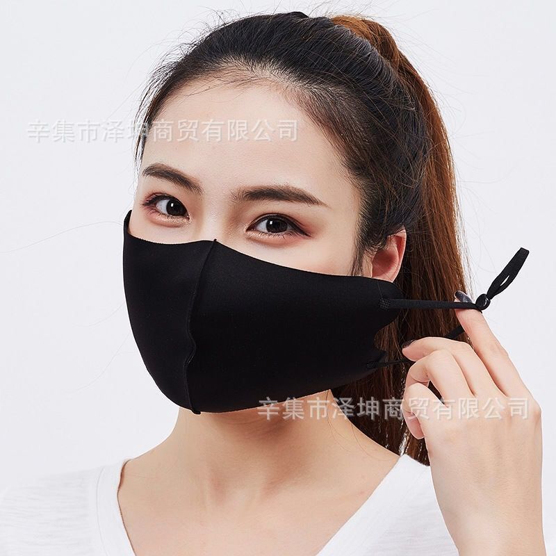 Factory Wholesale Knitted ICE Cotton Mask Dustproof Washed Ice Silk Sunscreen Mask Breathable Men's and Women's Cloth Mask Customization Factory Wholesale Knitted ICE Cotton Mask Dustproof Washed Ice Silk Sunscreen Mask Breathable Men's and Women's Cloth Mask Customization