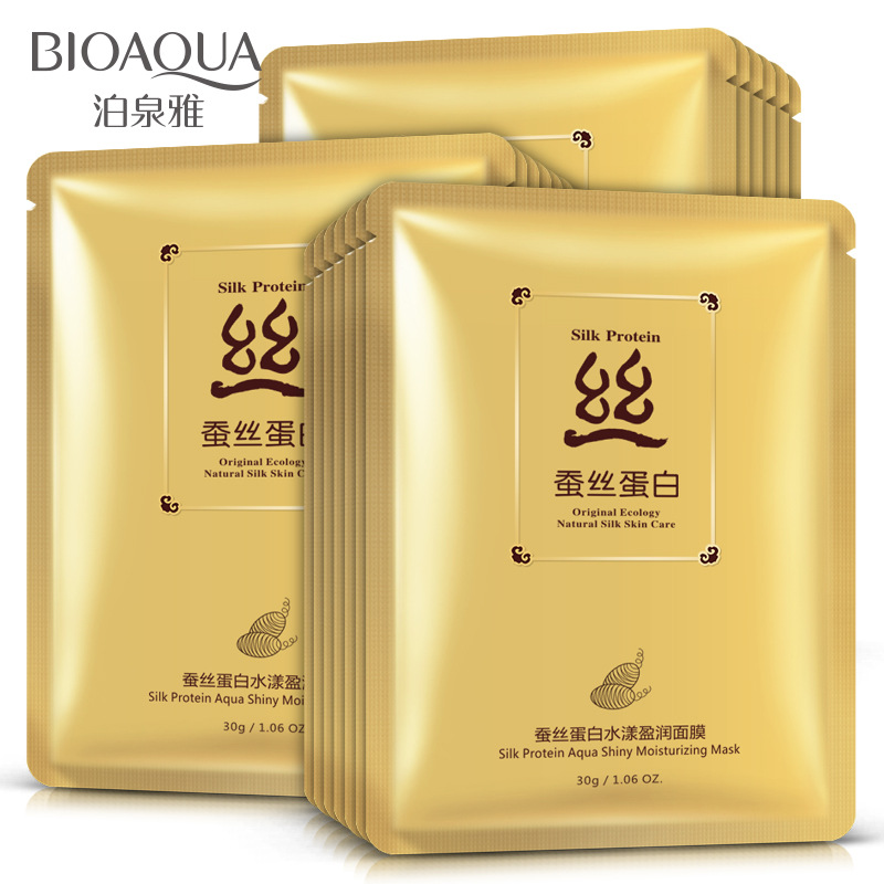 Bioaqua Silk Protein Shui Yang Facial Mask Hydrating, Moisturizing and Oil Controlling Refreshing Brand Facial Mask Wholesale Cosmetics Wholesale