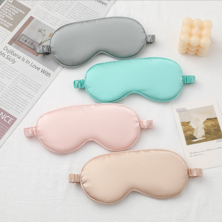 Eye Mask Silk Double-Sided Mulberry Silk Eye Protection Eye Mask Comfortable Fatigue Eye Shield Customized Factory Wholesale