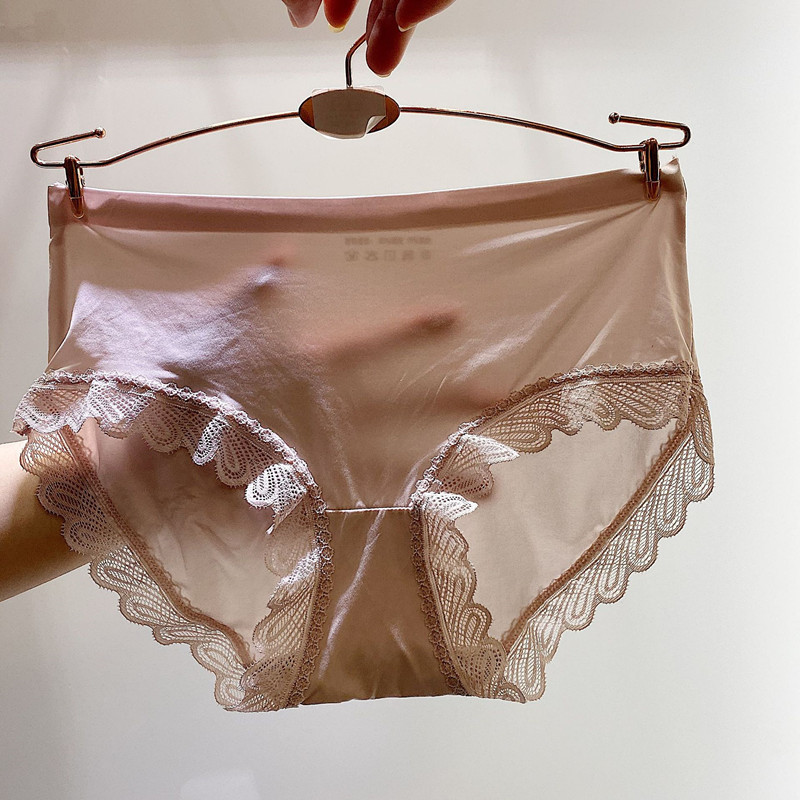 Ice Silk Mask Women's Underwear Women's Lace Sexy Artificial Silk Women's Underwear Transparent One-Piece Seamless Ice Silk Mask Women's Underwear Women's Lace Sexy Artificial Silk Women's Underwear Transparent One-Piece Seamless