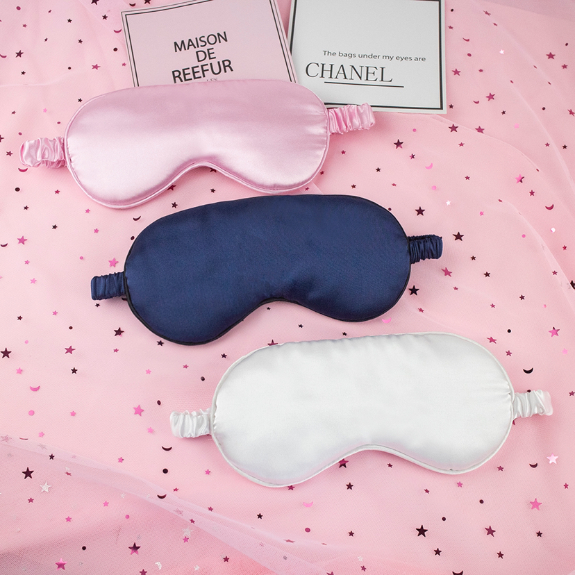 Ice Pack Eye Mask Spot Solid Color Hot-Selling New Arrival Ice Pack Silk Eye Mask Eye Mask about 15G Ice Pack about 56.8G