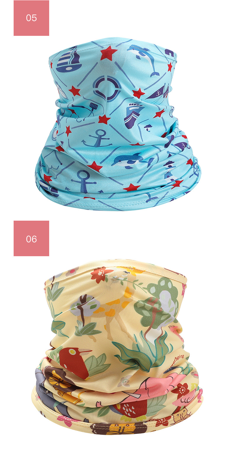 Summer Ice Silk Children's Neckerchief Outdoor Sports Digital Printing Cartoon Cycling Sunscreen Mask Multifunctional Magic Headband Summer Ice Silk Children's Neckerchief Outdoor Sports Digital Printing Cartoon Cycling Sunscreen Mask Multifunctional Magic Headband