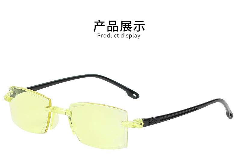 2021 New Reading Glasses Running Rivers and Lakes Stall Night Vision Small Yellow Lens Frameless Smart Zoom Anti-Blue Light Reading Glasses 2021 New Reading Glasses Running Rivers and Lakes Stall Night Vision Small Yellow Lens Frameless Smart Zoom Anti-Blue Light Reading Glasses