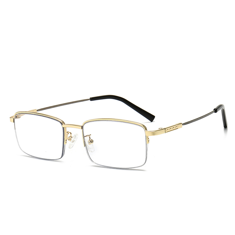 New Dual-Use Progressive Multi-Focus Color Changing Reading Glasses Men&#039;s Smart Zoom HD Half Frame Reading Glasses Women