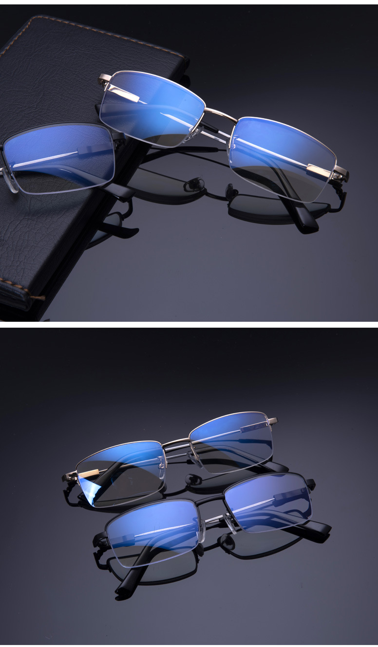 Smart Zoom Presbyopic Glasses Anti-Blue Light Multi-Focus Dual-Use Presbyopic Glasses Metal Reading Elderly Far-Sighted Glasses Smart Zoom Presbyopic Glasses Anti-Blue Light Multi-Focus Dual-Use Presbyopic Glasses Metal Reading Elderly Far-Sighted Glasses