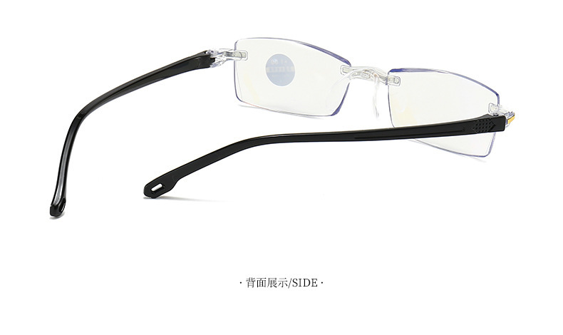 New Anti-Blue Light Diamond Rimmed Reading Glasses Stall Frameless Integrated Fashion HD Smart Zooming Presbyopic Glasses New Anti-Blue Light Diamond Rimmed Reading Glasses Stall Frameless Integrated Fashion HD Smart Zooming Presbyopic Glasses