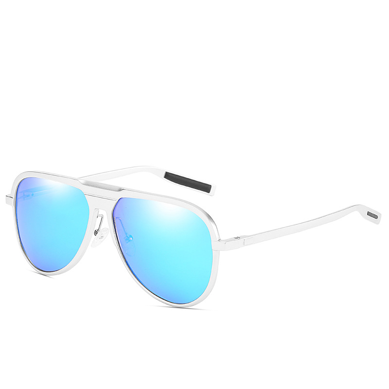 New Aluminum Magnesium Sunglasses Men &#039;S Fashion Aviators Sunglasses Outdoor Travel Fishing Sun Protection Glasses Smart Photochromic Glass 9828