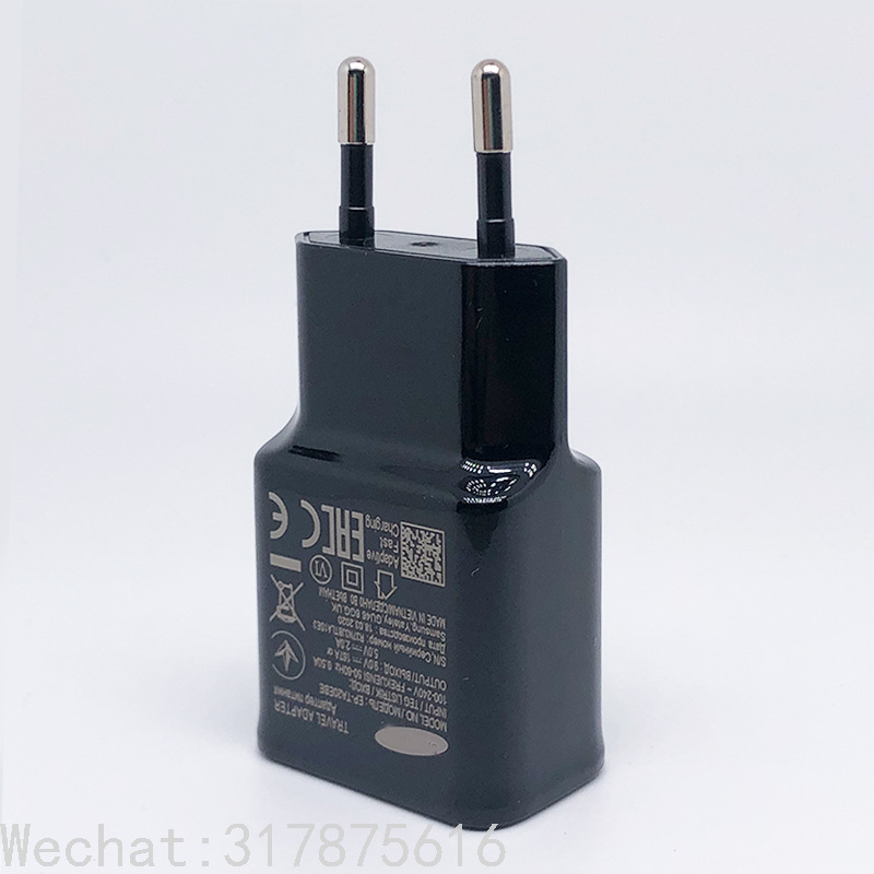 Qc3.0 for Samsung Original S8 Charger Conforming to European Standard Note8/S9 European Standard Fast Charging Head EP-TA20EBE