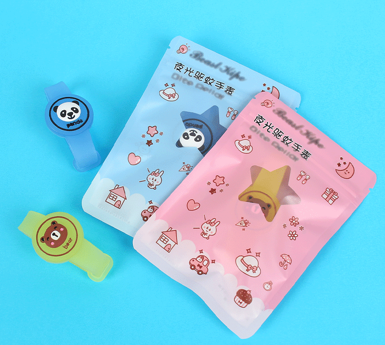 Spot Cartoon Optical mosquito repellent bracelet Independent Color bags of children's mosquito repellent soft rubber manufacturers wholesale manufacturers