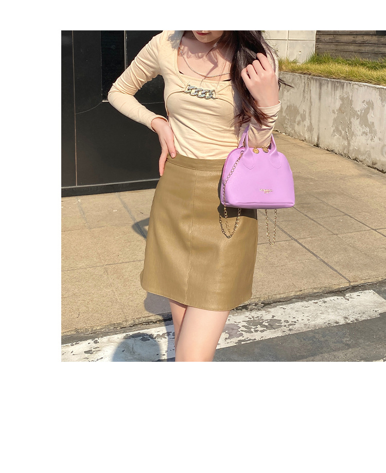 Women's Bag New Diamond Plaid Pattern Cloth Bronzing Portable Chain Shell Bag Leisure Mini Mobile Phone Bag Messenger Bag