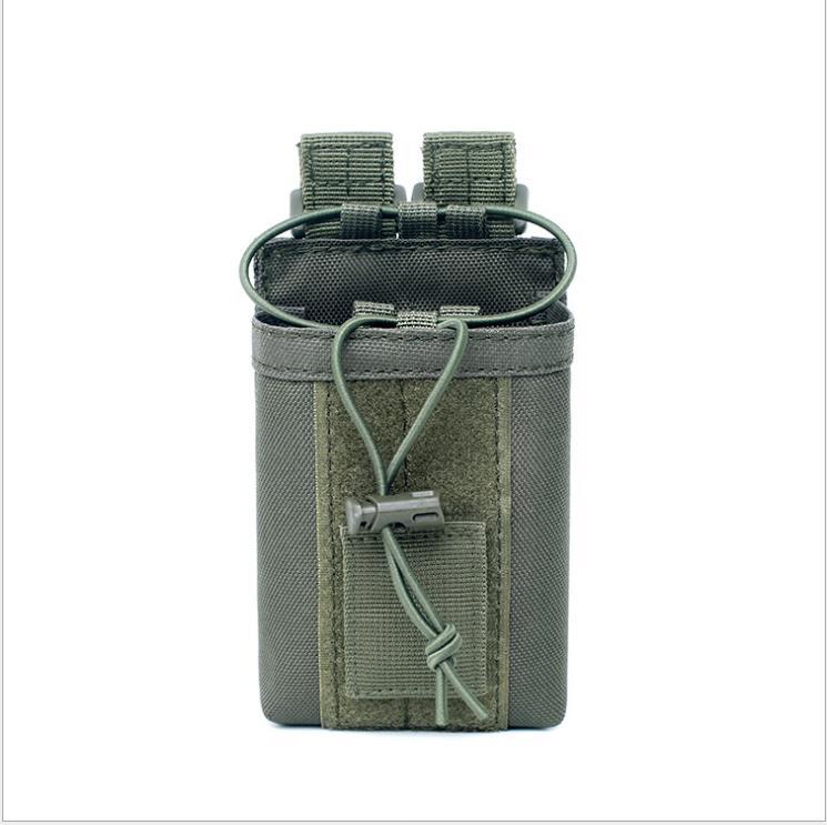 Amazon Outdoor Tactics Sports Molle Bald Eagle Interphone Package Portable Military Fan Accessories Pannier Bag Waist Bag