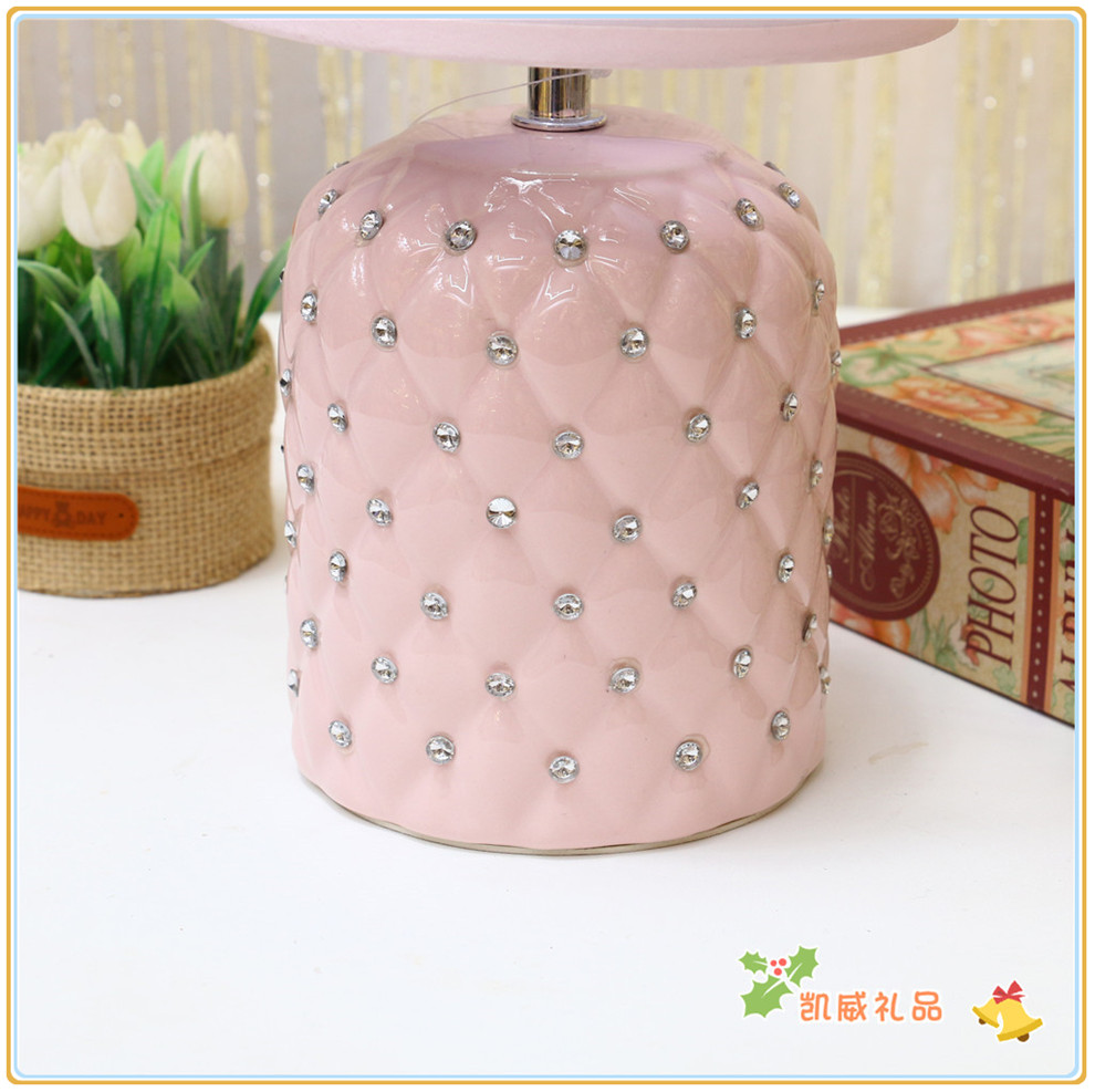 American Style Desk Lamp Bedside Lamp Bedroom Simple Ceramic Table Lamp Children's Room Student Dormitory Table Lamp