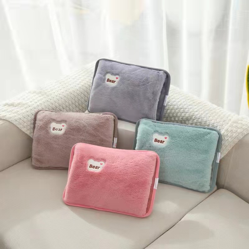 Hand Warmer Electric Hot Water Bag Heating Pad Rechargeable Waist Warmer Cute Explosion-Proof Plush Water Injection Female Hot-Water Bag Hand Warmer Electric Hot Water Bag Heating Pad Rechargeable Waist Warmer Cute Explosion-Proof Plush Water Injection Female Hot-Water Bag
