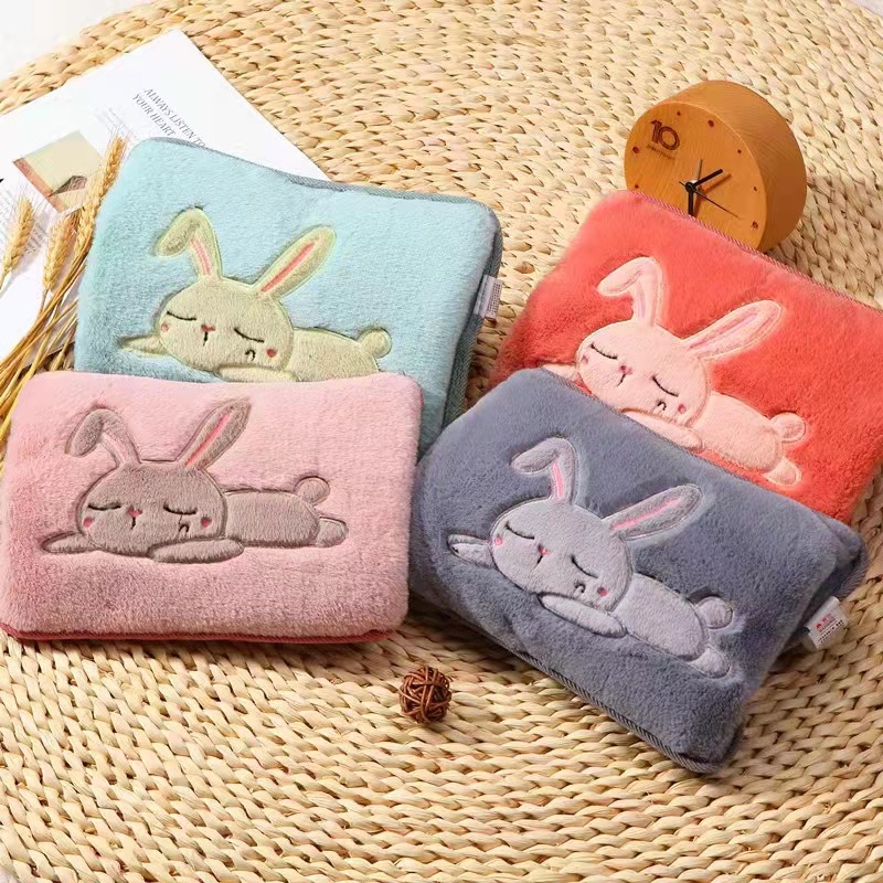 Hand Warmer Electric Hot Water Bag Heating Pad Rechargeable Waist Warmer Cute Explosion-Proof Plush Water Injection Female Hot-Water Bag Hand Warmer Electric Hot Water Bag Heating Pad Rechargeable Waist Warmer Cute Explosion-Proof Plush Water Injection Female Hot-Water Bag