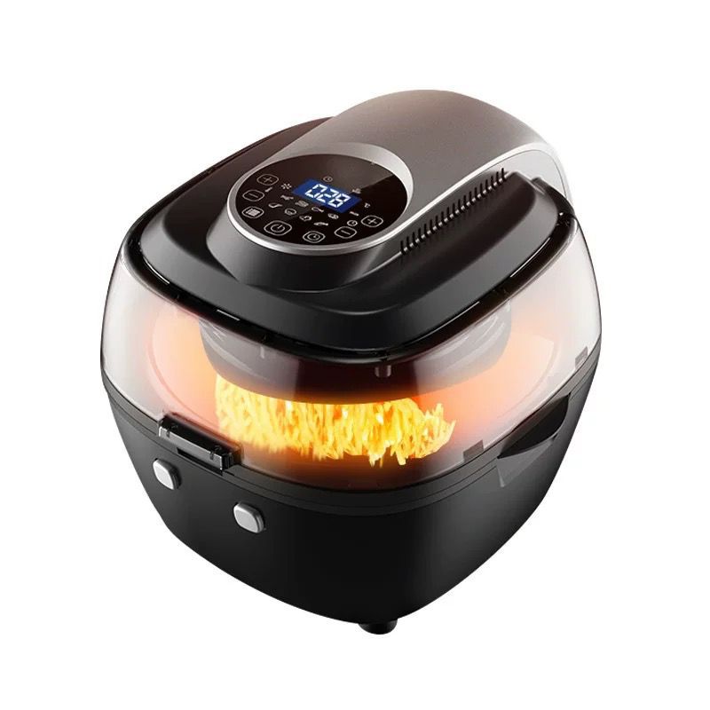 Household Air Fryer Large Capacity Intelligent Fume-Free Bread Maker Multi-Function Automatic Fry Twisted Dough-Strips Machine Deep Frying Pan