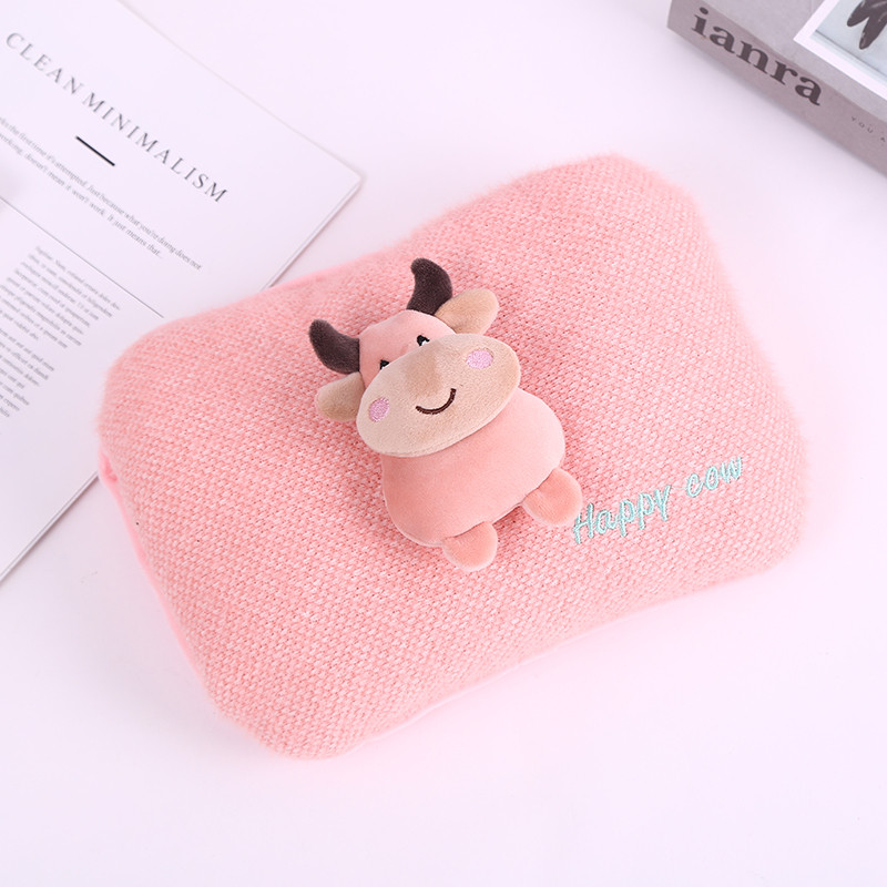 Rechargeable Explosion-Proof Hot Water Bag Cute Plush Electric Hand Warmer Women&#039;s Belly Cute Electric Heater Hot-Water Bag Winter