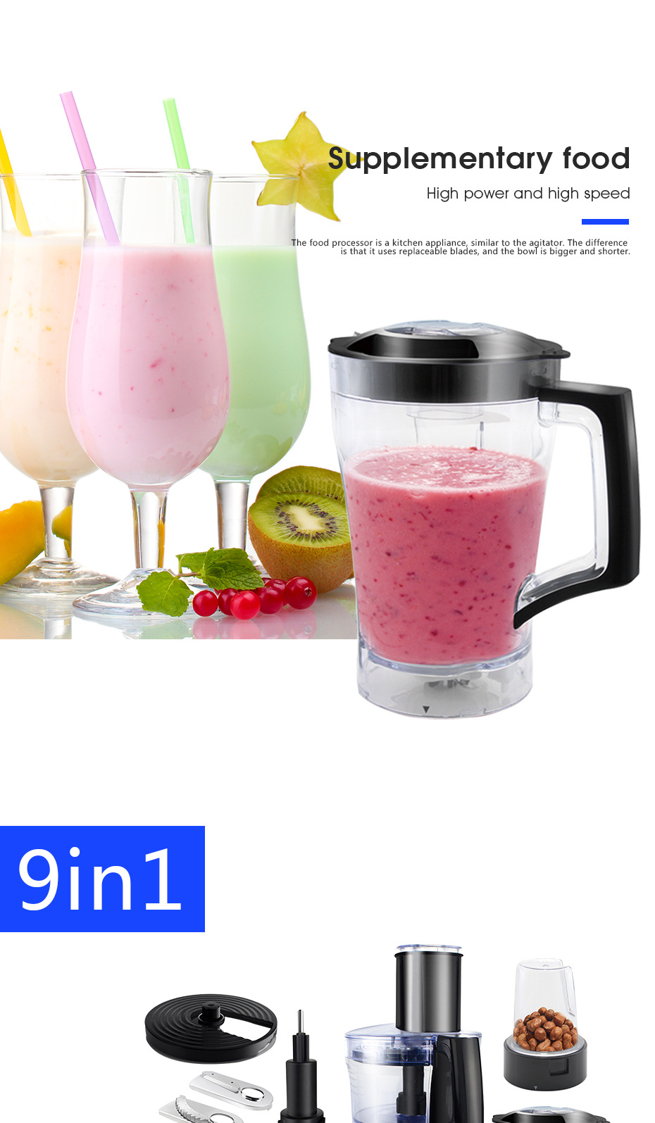 DSP DSP Large Capacity Meat Grinder Electric Commercial Stainless Steel Meat Chopper Garlic Smasher Vegetable Cutter Cooking Machine DSP DSP Large Capacity Meat Grinder Electric Commercial Stainless Steel Meat Chopper Garlic Smasher Vegetable Cutter Cooking Machine