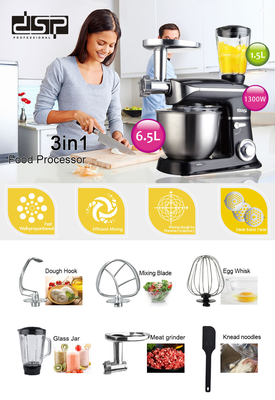 DSP DSP Three-in-One Household Multifunction Machine Grinding Cooking Machine Household Meat Grinder Fresh Squeezed Soybean Milk Juicer DSP DSP Three-in-One Household Multifunction Machine Grinding Cooking Machine Household Meat Grinder Fresh Squeezed Soybean Milk Juicer